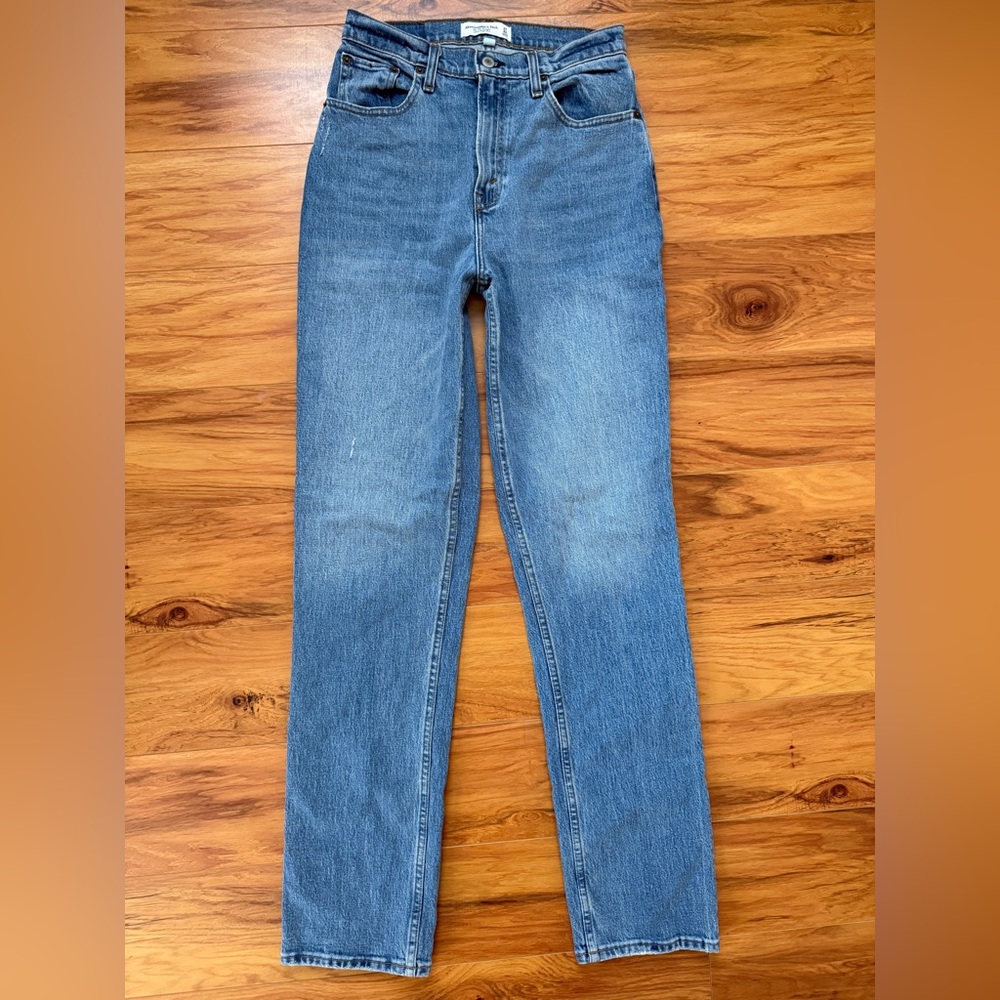 Abercrombie & Fitch Curve Love 90s Straight 27 XLong